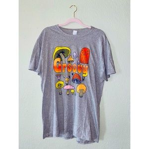 “Groovy” Mushroom Tee-Shirt